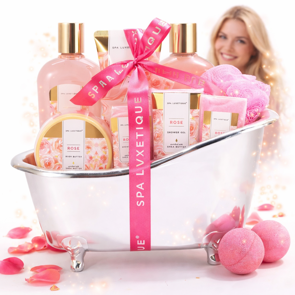 KOSMETYKI ZESTAW PREZENTOWY DLA KOBIET NA WALENTYNKI DOMOWE SPA