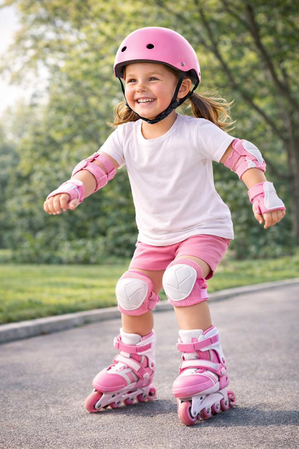 Zestaw ochronny dla dzieci 7w1 – kask + ochraniacze