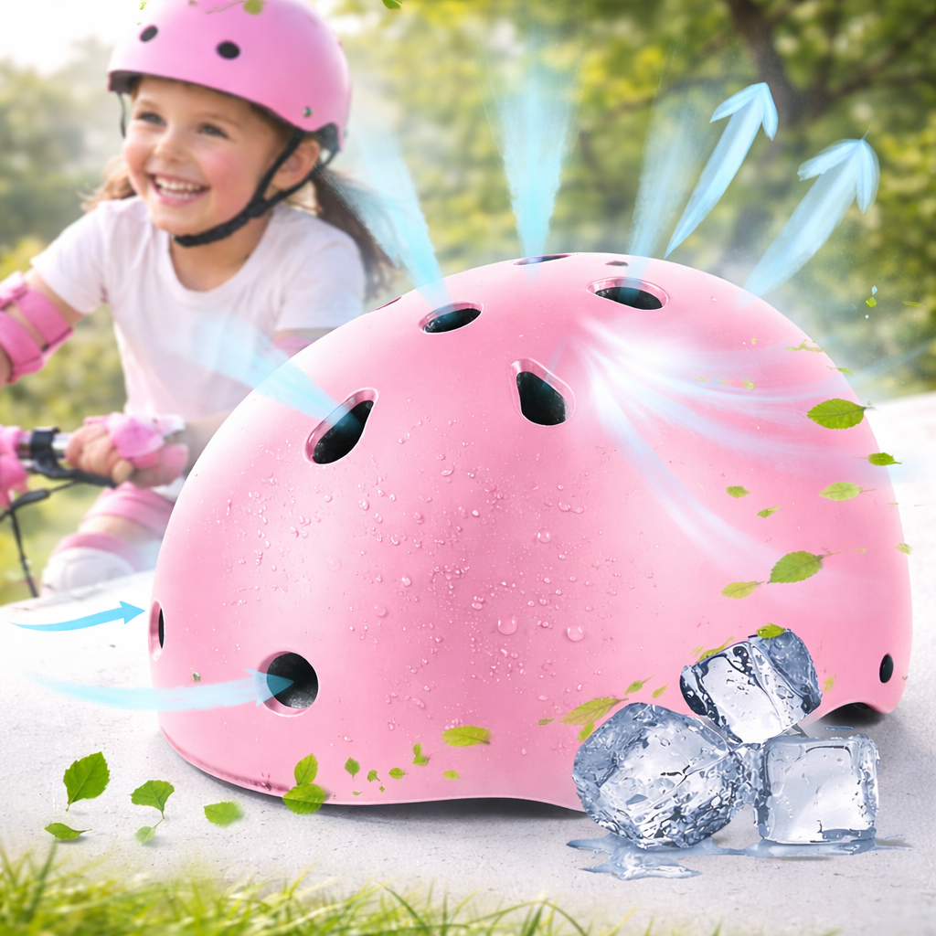 Zestaw ochronny dla dzieci 7w1 – kask + ochraniacze