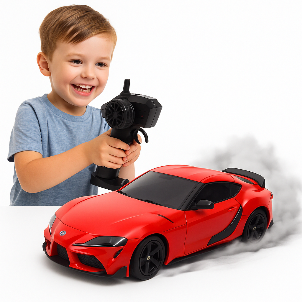 AUTO DO DRIFTU SAMOCHÓD ZDALNIE STEROWANY RC CZERWONY