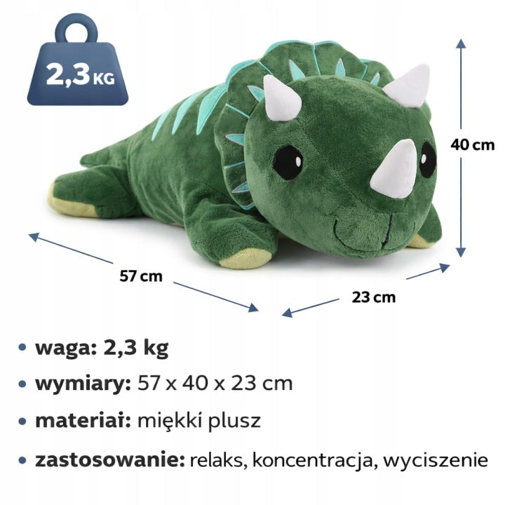 Miś Obciążeniowy Antystresowy Dinozaur "TRIXIE" 2.3KG