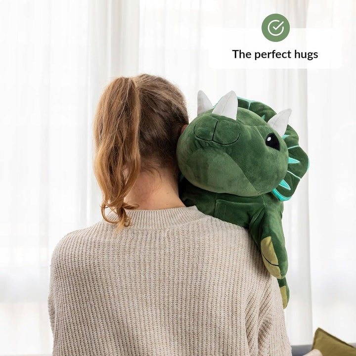 PLUSZAK OBCIĄŻENIOWY ZABAWKA SENSORYCZNA PRZYTULANKA DLA DZIECI DINOZAUR