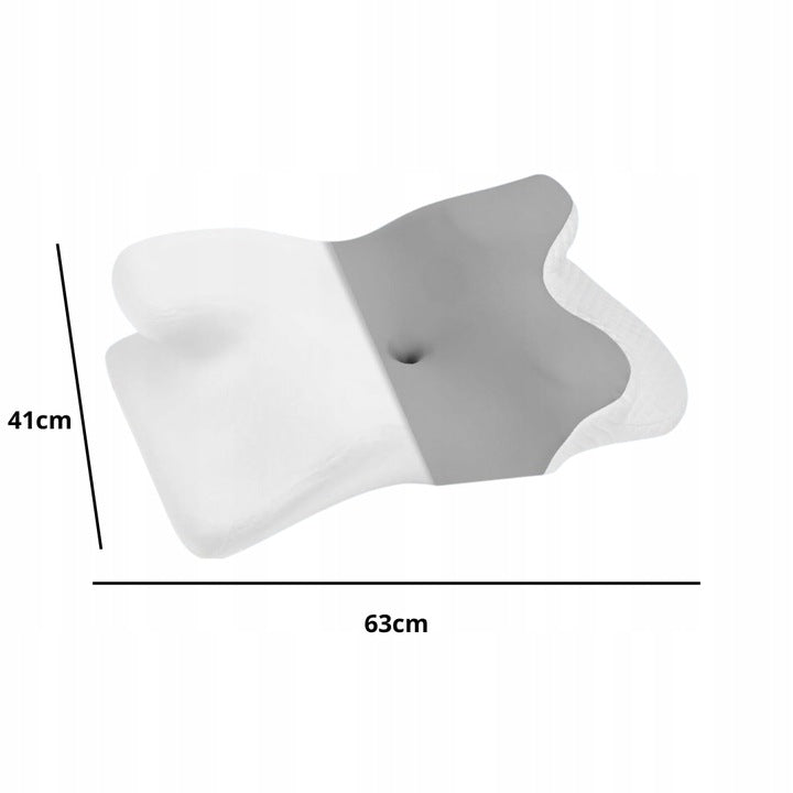 PODUSZKA ORTOPEDYCZNA DO SPANIA NA BOKU BRZUCHU BÓLE KARKU PROFILOWANA MEMORY DUŻA XL