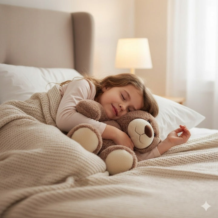 PRZYTULANKA MIŚ OBCIĄŻENIOWY MASKOTKA SENSORYCZNA NA STRES LĘKI DLA DZIECI