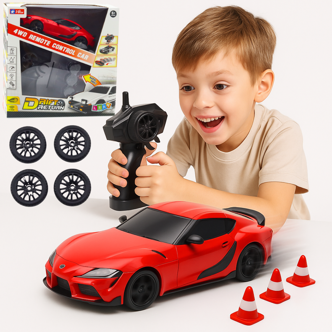 AUTO DO DRIFTU SAMOCHÓD ZDALNIE STEROWANY RC CZERWONY