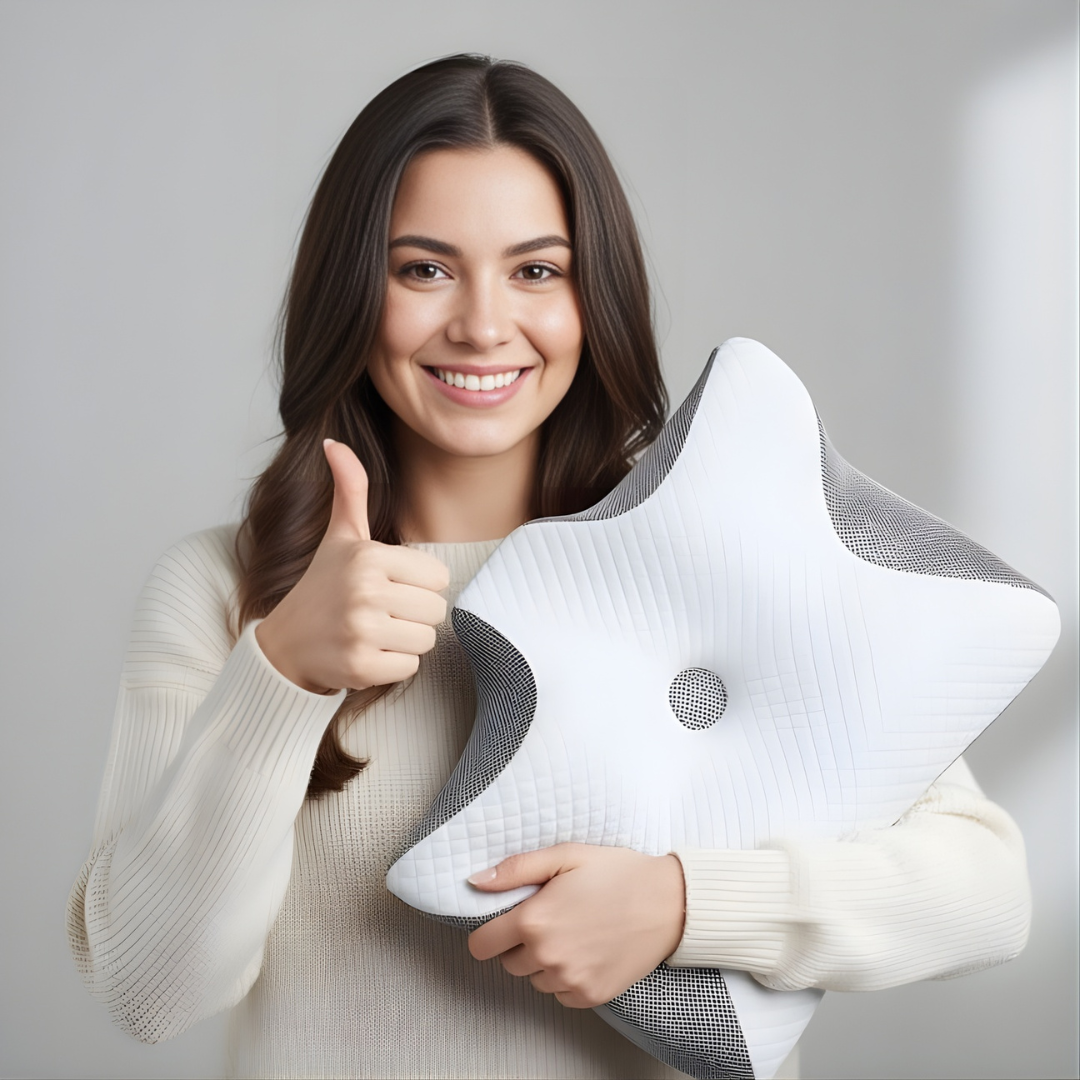 PODUSZKA ORTOPEDYCZNA DO SPANIA NA BOKU BRZUCHU BÓLE KARKU PROFILOWANA MEMORY DUŻA XL