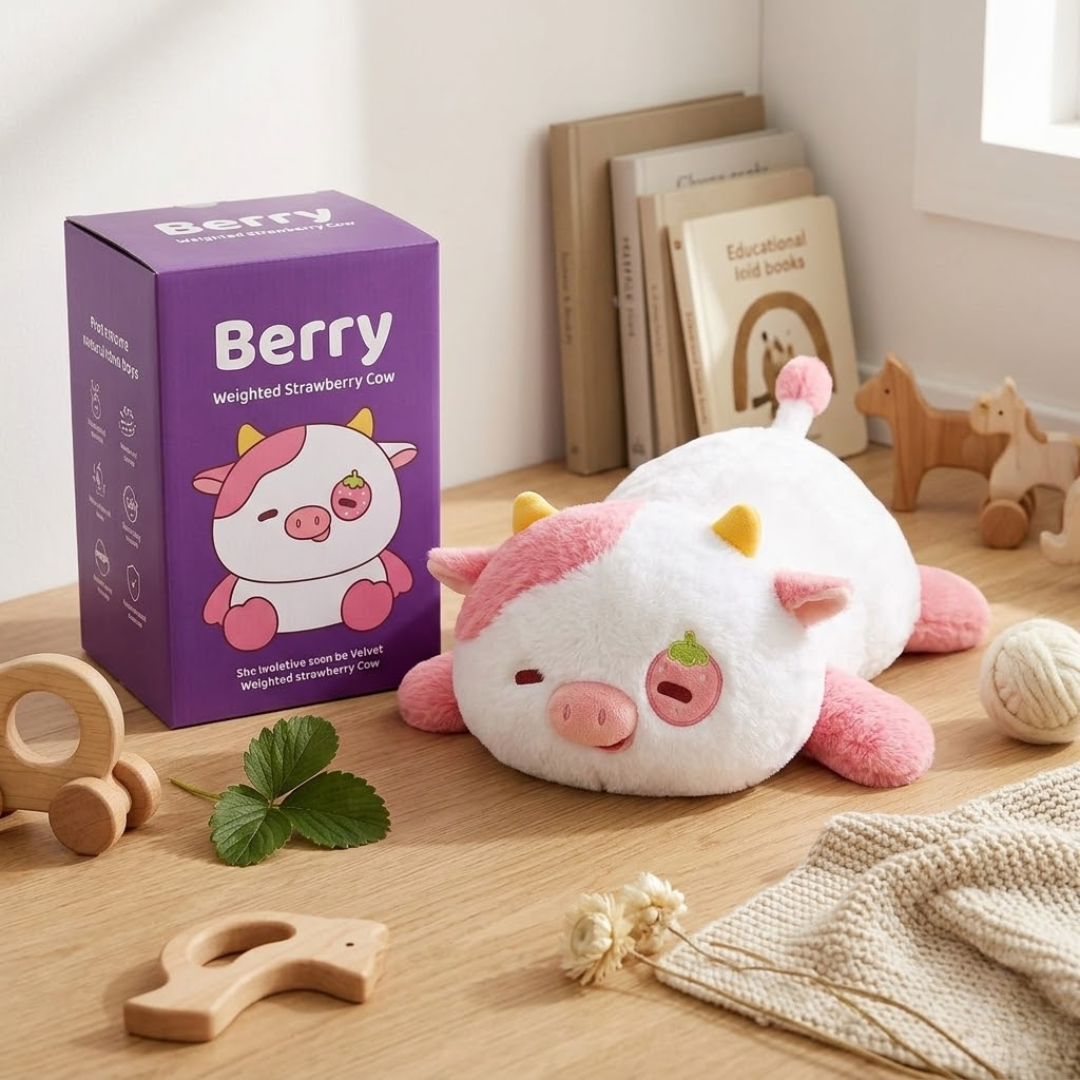 Miś Obciążeniowy Antystresowy Krówka "Berry" 1.8kg