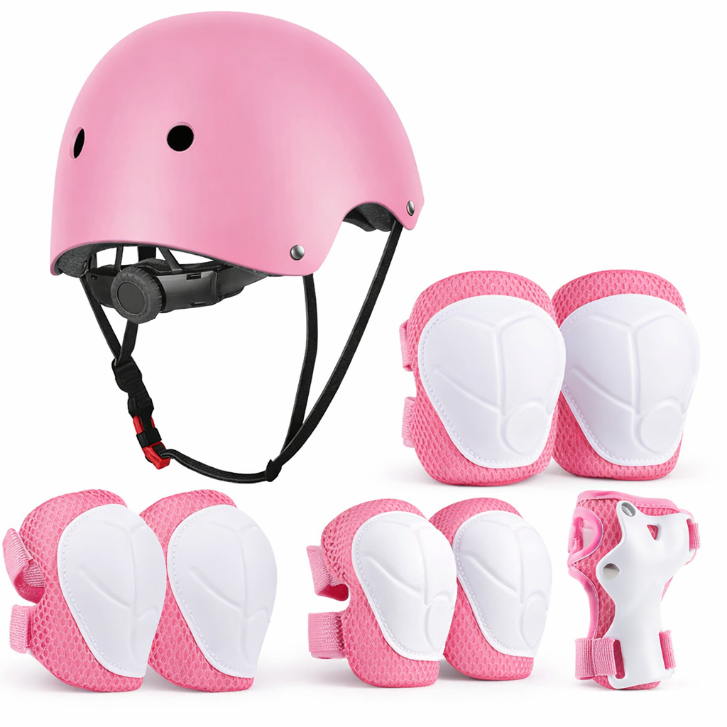 Zestaw ochronny dla dzieci 7w1 – kask + ochraniacze