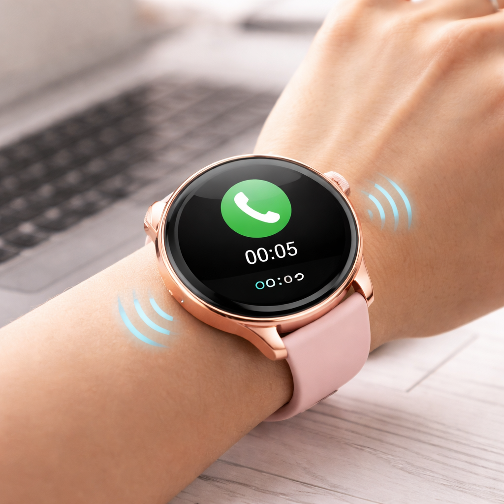 SMARTWATCH DAMSKI 5 PASKÓW GRATIS WODOODPORNY MENU JĘZYK POLSKI