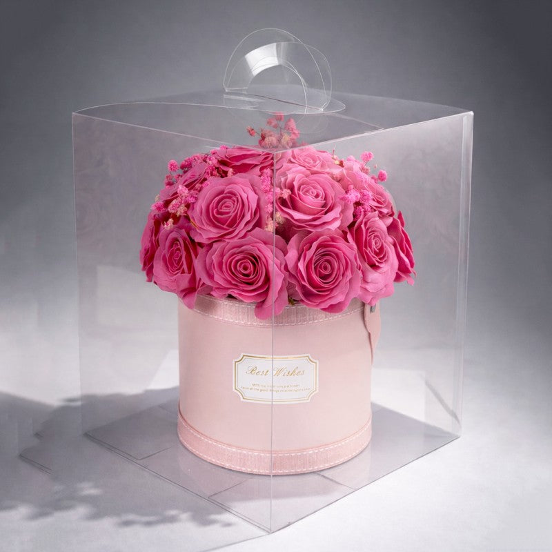 KWIATY MYDLANE FLOWER BOX 21szt PACHNĄCE BUKIET PREZENT WALENTYNKI