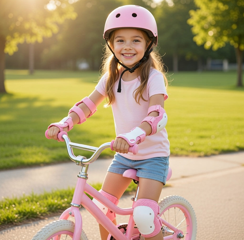 Zestaw ochronny dla dzieci 7w1 – kask + ochraniacze