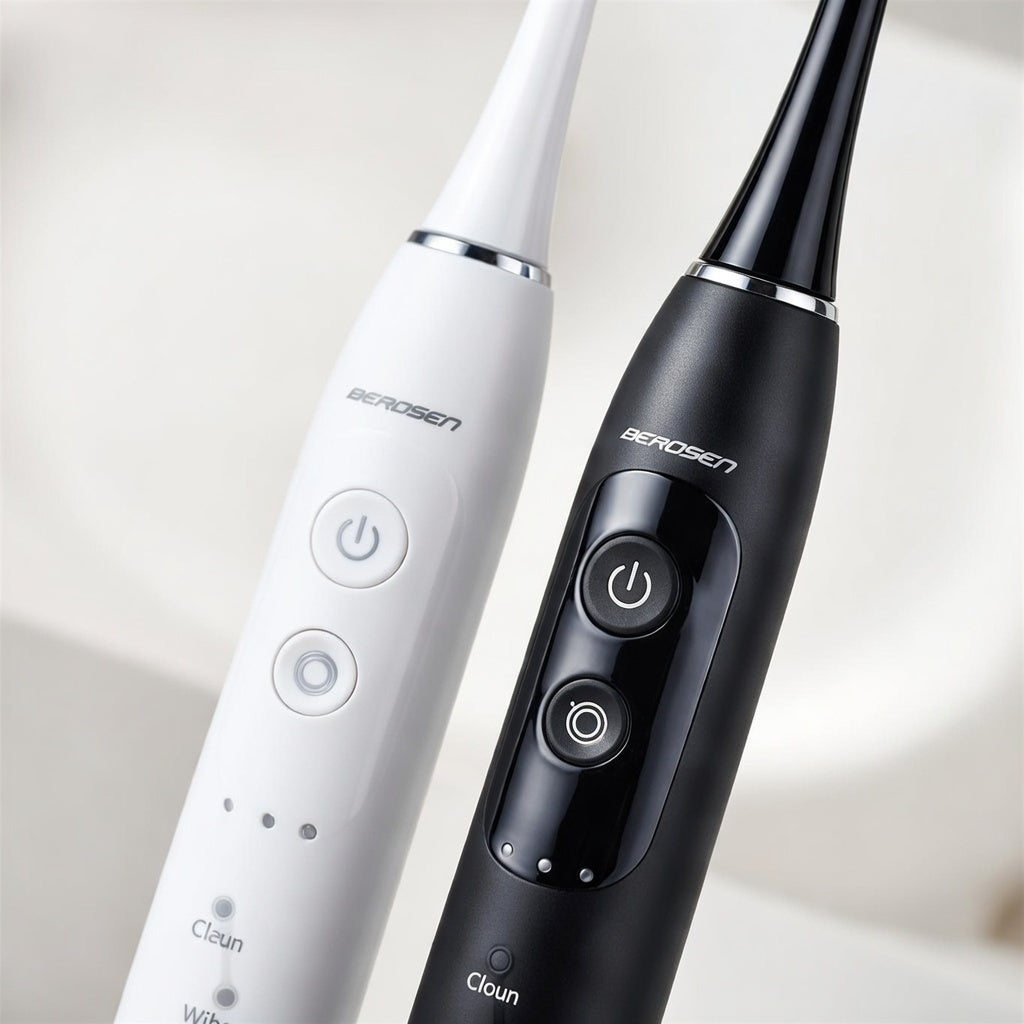 SZCZOTECZKA SONICZNA DO ZĘBÓW ZESTAW 2szt KOŃCÓWKI ŁADOWARKA