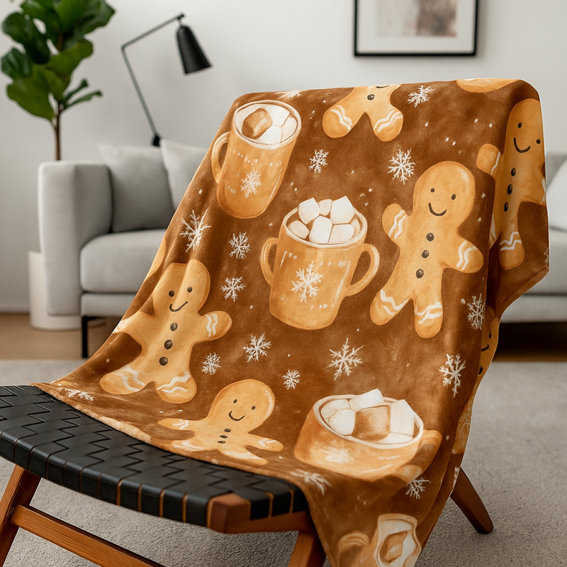 KOC ŚWIĄTECZNY "CIASTEK" XL 150x200