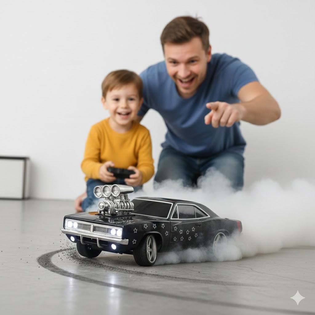 SAMOCHÓD ZDALNIE STEROWANY RC AUTO DO DRIFTU 360 ŚWIATŁA DŹWIĘKI