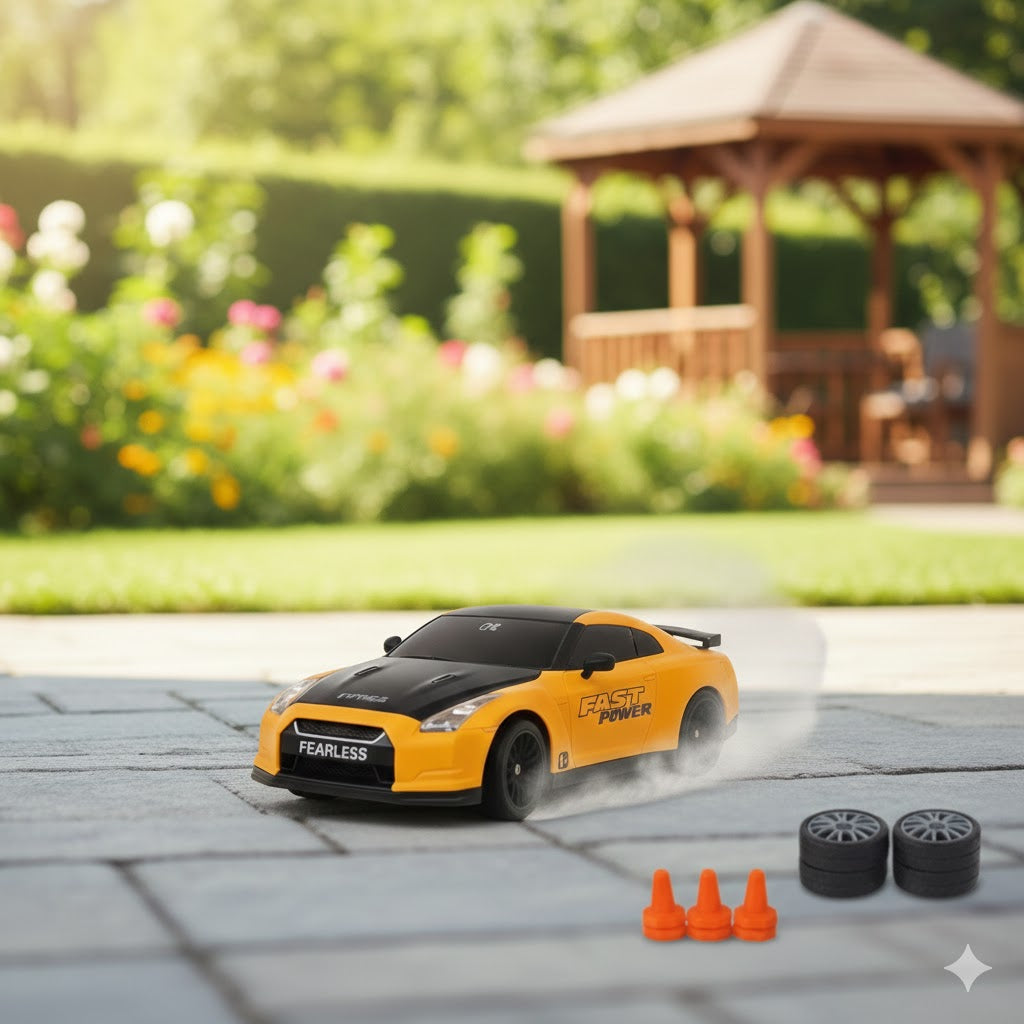 AUTO DO DRIFTU SAMOCHÓD ZDALNIE STEROWANY RC NISSAN GTR