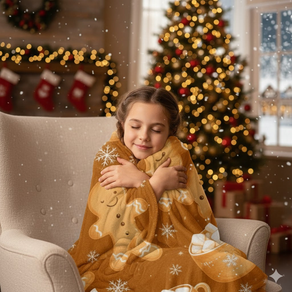 KOC ŚWIĄTECZNY "CIASTEK" XL 150x200