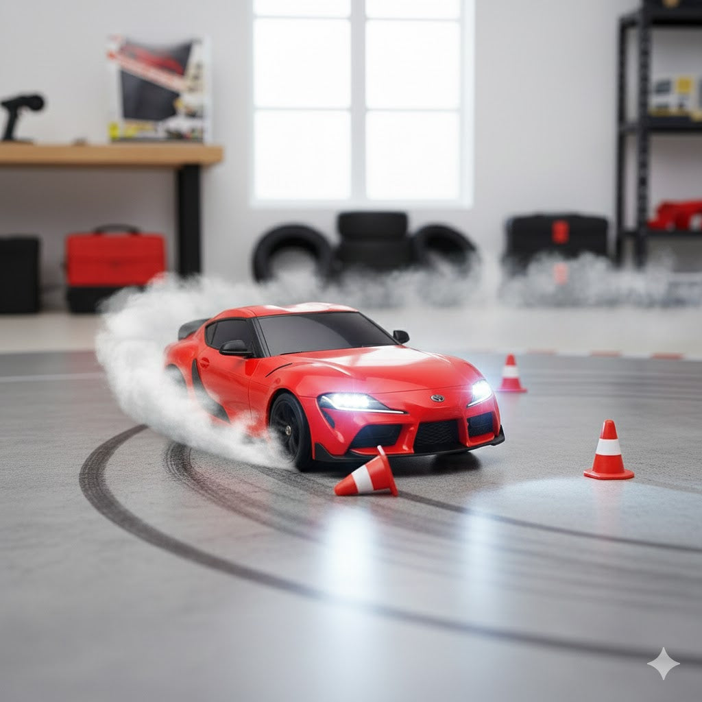 AUTO DO DRIFTU SAMOCHÓD ZDALNIE STEROWANY RC CZERWONY